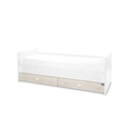 Bed TREND PLUS NEW white+light oak /teenage bed/